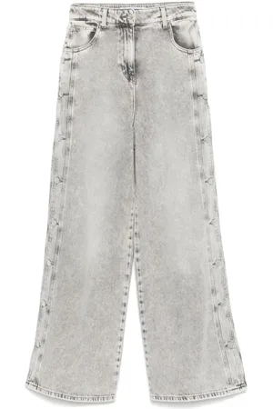 IRO Wide Jeans, female, , Size: S Light Grey Classic Five-Pocket Jeans