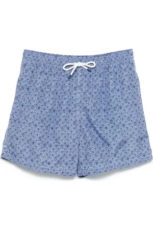 FEDELI Beachwear, male, , Size: S Navy Beachwear Drawstring Shorts