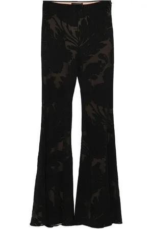 Etro Wide Trousers, female, , Size: S Floral Flared Skirt with Elastic Waistband
