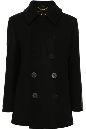 Sealup Double-Breasted Coats, female, , Size: M Wool Blend Double-Breasted Coat