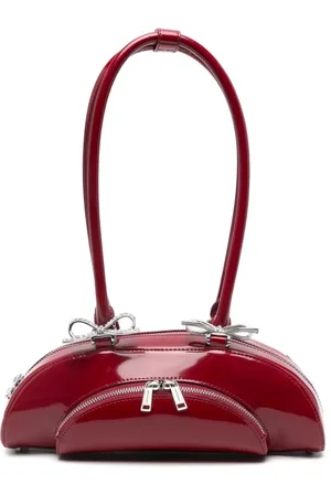 Self-Portrait Shoulder Bags, female, , Size: ONE SIZE Burgundy Top Handle Shoulder Bag