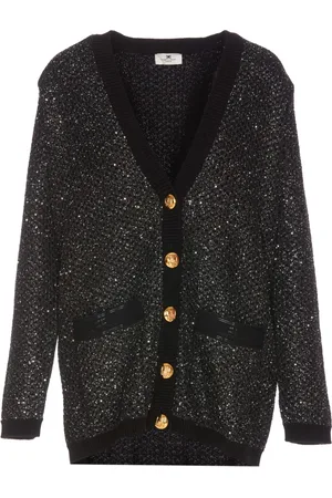 Elisabetta Franchi Cardigans, female, , Size: L Sweaters Tricot Knitwear