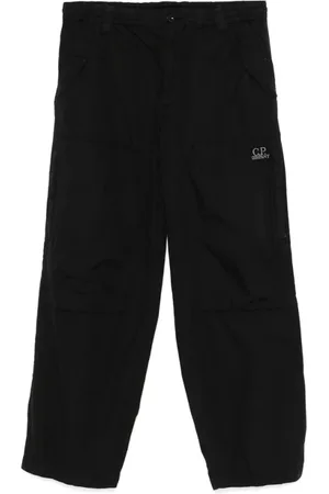 C.P. Company Straight Trousers, male, , Size: S Elasticated Waistband Pants