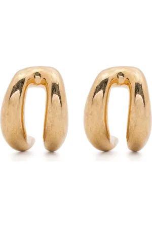 Panconesi Earrings, female, , Size: ONE SIZE Gold-tone 3D Detailing Earrings Pair