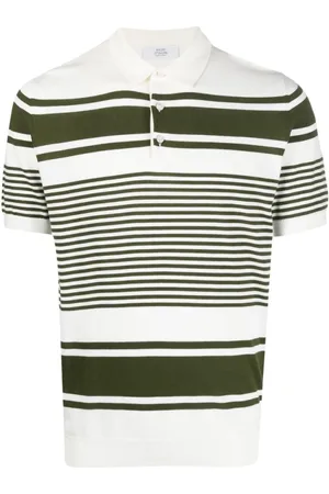 Mauro Ottaviani Polo Shirts, male, , Size: L Two-Tone Polo Shirt