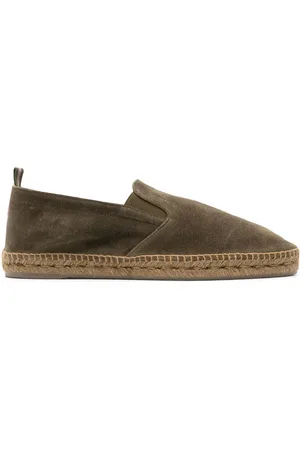 Castaner Espadrilles, male, , Size: 10 US Braided Raffia Platform Almond Toe Shoes