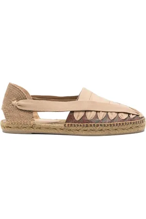 Castaner Espadrilles, male, , Size: 10 US Earth Paisley Print Flat Shoes