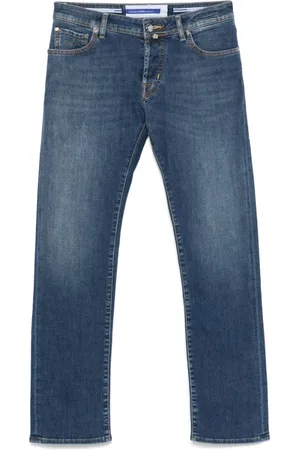 Jacob Cohen Slim-fit Jeans, male, , Size: W35 Indigo Classic Five Pocket Jeans