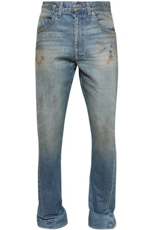 GALLERY DEPT. Slim-fit Jeans, male, , Size: W32 Denim Jeans with Distressed Finish