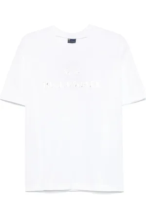 Paul & Shark T-Shirts, male, , Size: 3XL Shark Print Crew Neck Tee