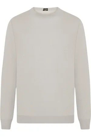 Kiton Round-neck Knitwear, male, , Size: S Cotton Sweater