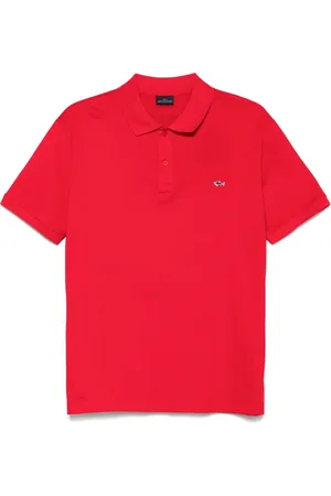 Paul & Shark Polo Shirts, male, , Size: XL Ribbed Sweater with Logo Patch