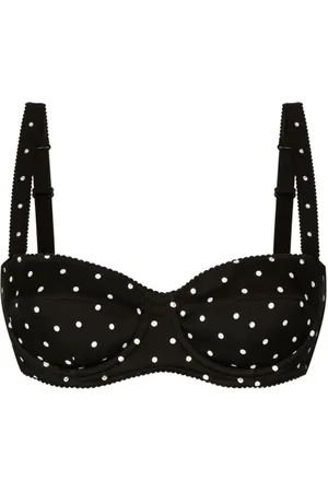 Dolce & Gabbana Bras, female, , Size: 2XS Polka Dot Underwire Padded Bra