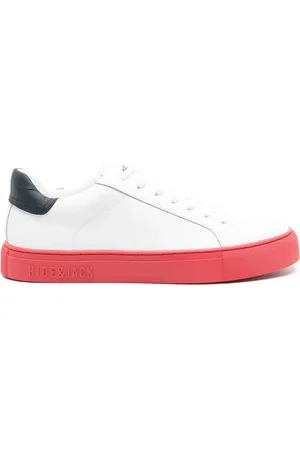 HIDE&JACK Sneakers, male, , Size: 4 US Leather Sneaker with Round Toe