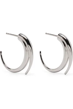 Panconesi Earrings, female, , Size: ONE SIZE Silver-tone Earrings with Post-back Fastening