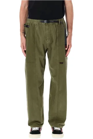 Gramicci Straight Trousers, male, , Size: S Cargo Style Olive Trousers