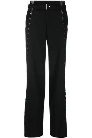 DION LEE Wide Trousers, female, , Size: S Hook-Detailed Wide Leg Trousers