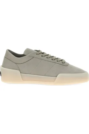 FEAR OF GOD Sneakers, male, , Size: 12 US Grey Lace-Up Sneakers with Rubber Sole
