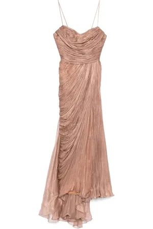MARIA LUCIA HOHAN Maxi Dresses, female, , Size: M Boned Bodice Dress with Side Slit