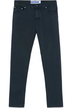 Jacob Cohen Slim-fit Jeans, male, , Size: W32 Navy Classic Five Pockets Pants