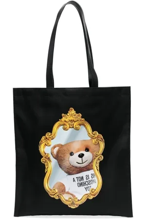 Moschino Tote Bags, female, , Size: ONE SIZE Teddy Bear-print Shoulder Bag
