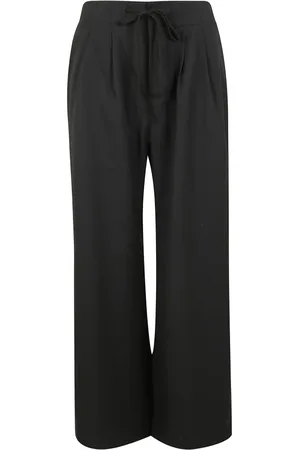 Entire Studios Wide Trousers, female, , Size: M Wide Leg Pants with Pleats and Ties