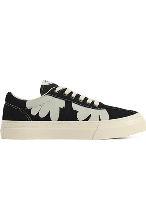 S.W.C. Stepney Workers Club Sneakers, male, , Size: 7 US Hand-painted canvas sneakers -white