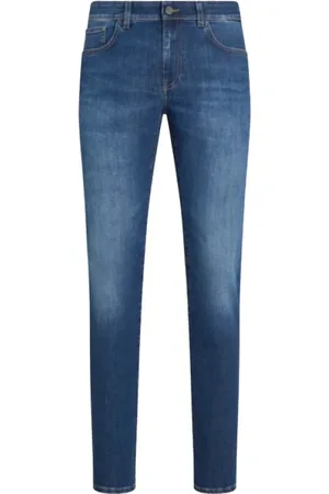 PT Torino Skinny Jeans, male, , Size: W34 Indigo Slim Fit Denim Jeans