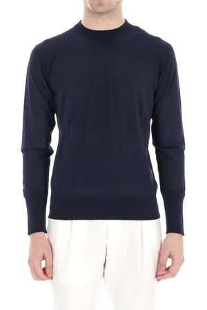 ELEVENTY Round-neck Knitwear, male, , Size: L Merino Wool Sweater