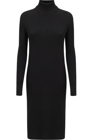 Bottega Veneta Knitted Dresses, female, , Size: XS Ribbed Knit Long Dress
