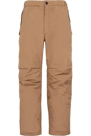 Salvatore Ferragamo Straight Trousers, male, , Size: M Nylon Track Pants with Pockets