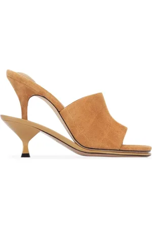 Jacquemus Heeled Mules, female, , Size: 10 US Stylish Double Mules Shoes