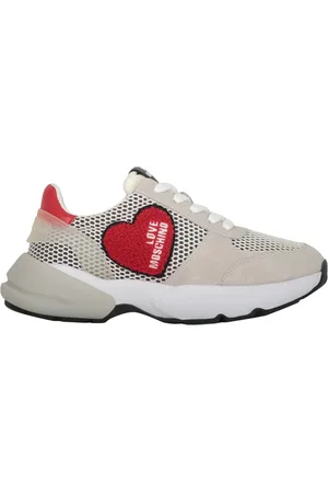 Moschino Sneakers, female, , Size: 5 US Suede Low-top Sneakers