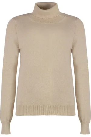 Malo Cashmere Knitwear, female, , Size: XS Luxury Cashmere Turtleneck Pullover