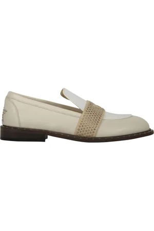 LORENA ANTONIAZZI Loafers, female, , Size: 8 US Studded Leather Loafers