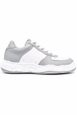 MIHARA YASUHIRO Sneakers, male, , Size: 6 US Wayne Original Sole COW Leather LOW TOP Sneaker Grey/White