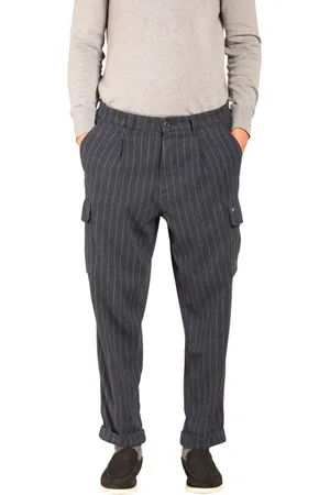 Masons Straight Trousers, male, , Size: XL Pleated Cargo Pants