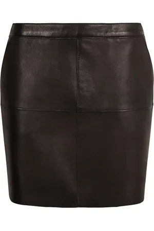 P.A.R.O.S.H. Leather Skirts, female, , Size: M Mini Leather Skirt with Concealed Zipper
