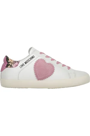 Moschino Sneakers, female, , Size: 5 US Low-top Sneakers with Contrasting Details