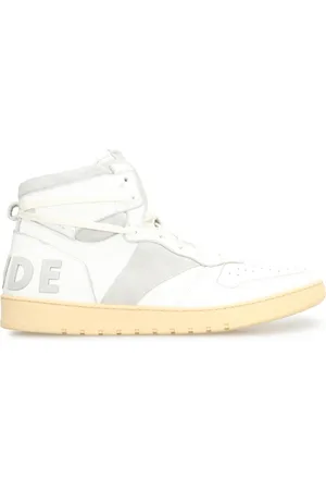 Rhude Sneakers, male, , Size: 12 US Vintage Leather High-Top Sneakers