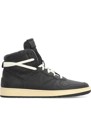 Rhude Sneakers, male, , Size: 7 US Vintage Leather High-Top Sneakers