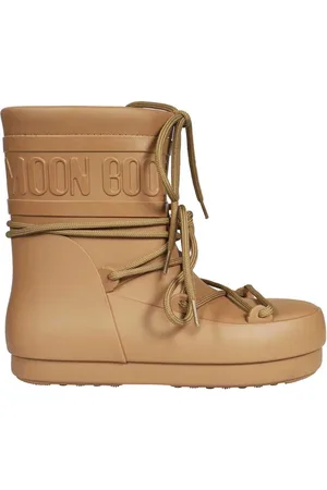 Moon Boot Winter Boots, female, , Size: 9 US Embossed Rubber Rain Boots