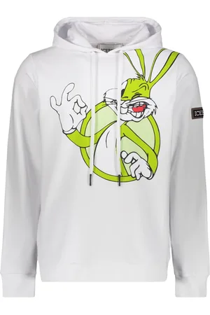 Iceberg Hoodies, male, , Size: XL Maxi Print Hoodie