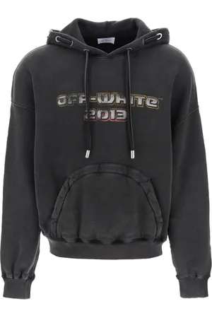 OFF-WHITE Hoodies, male, , Size: M Bacchus Print Hoodie