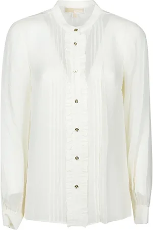 Michael Kors Shirts, female, , Size: M Long Sleeve Button Down Blouse
