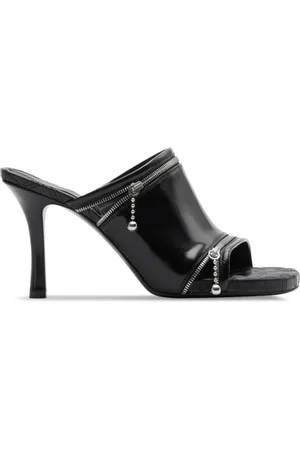 Burberry Heeled Mules, female, , Size: 9 US Peep Sandals