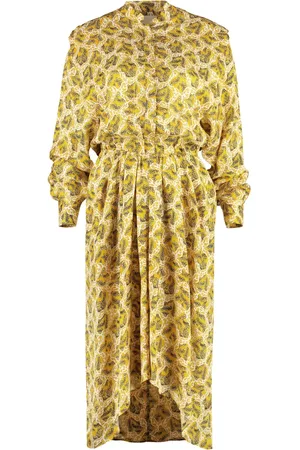 Isabel Marant Shirt Dresses, female, , Size: S Printed Dress with Buttoned Cuffs