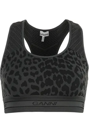 Ganni Sport Bras, female, , Size: M Sporty Leopard Tank Top