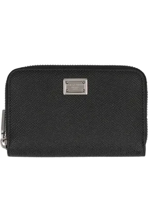 Dolce & Gabbana Wallets & Cardholders, male, , Size: ONE SIZE Dauphine-print Leather Wallet