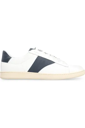 Rhude Sneakers, male, , Size: 11 US Vintage Court Leather Low-Top Sneakers